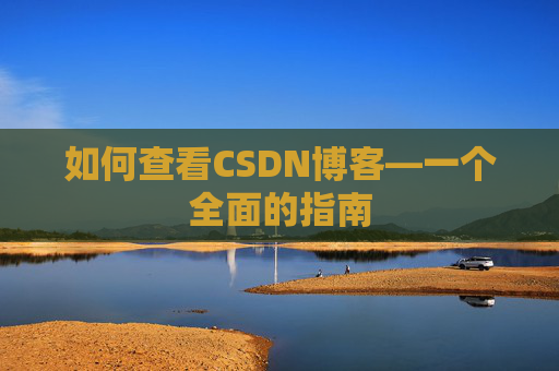 如何查看CSDN博客—一个全面的指南